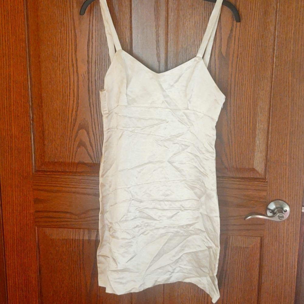 Linen mini dress